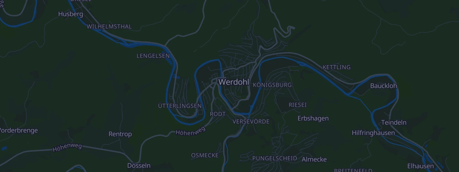 Karte von Werdohl