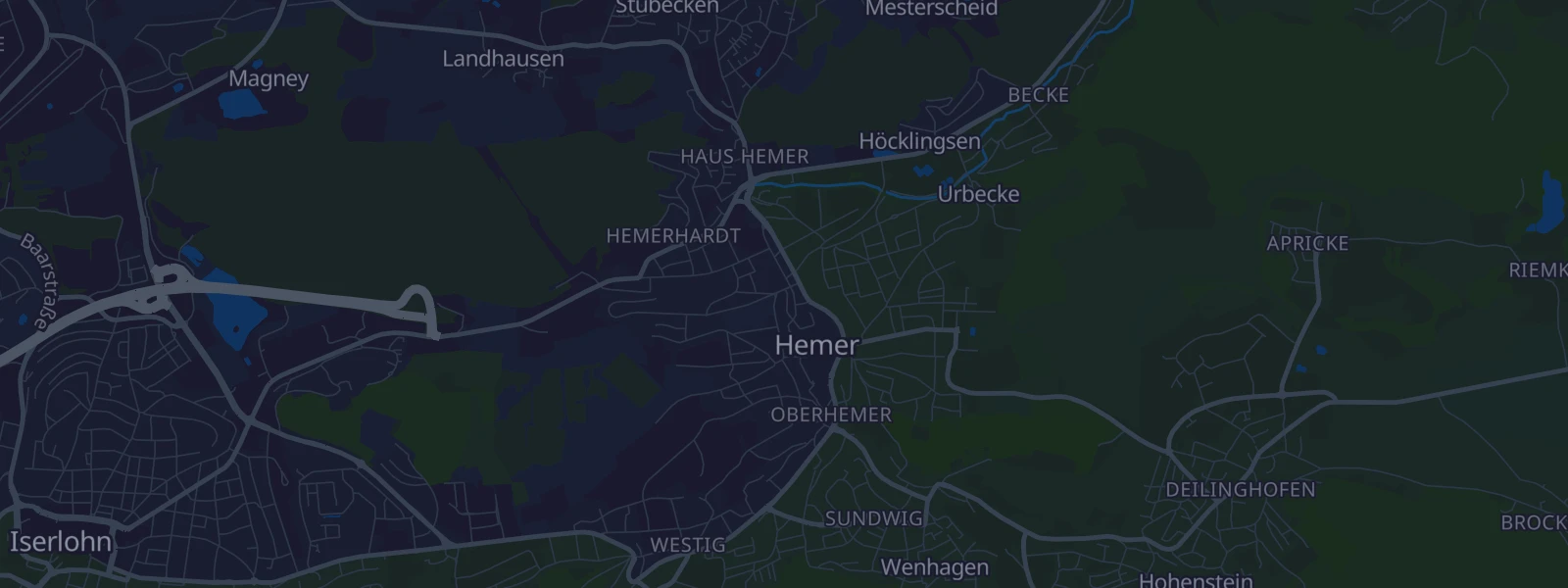 Karte von Hemer