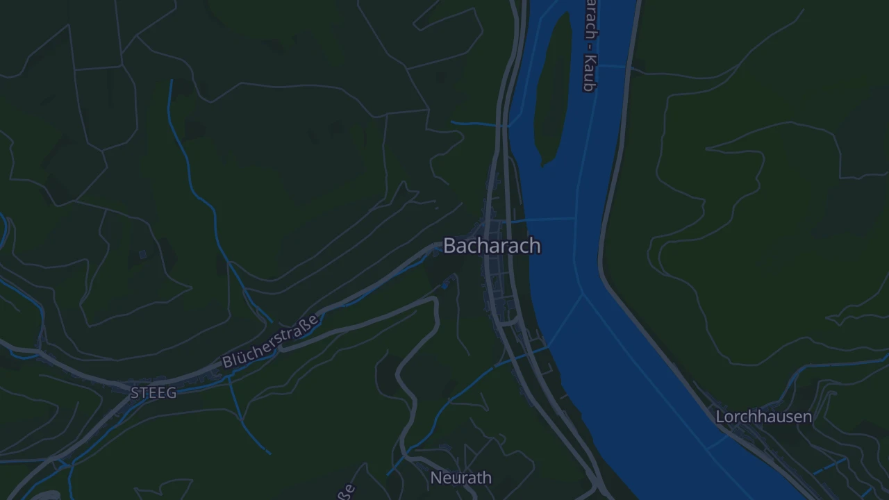 Karte von Bacharach