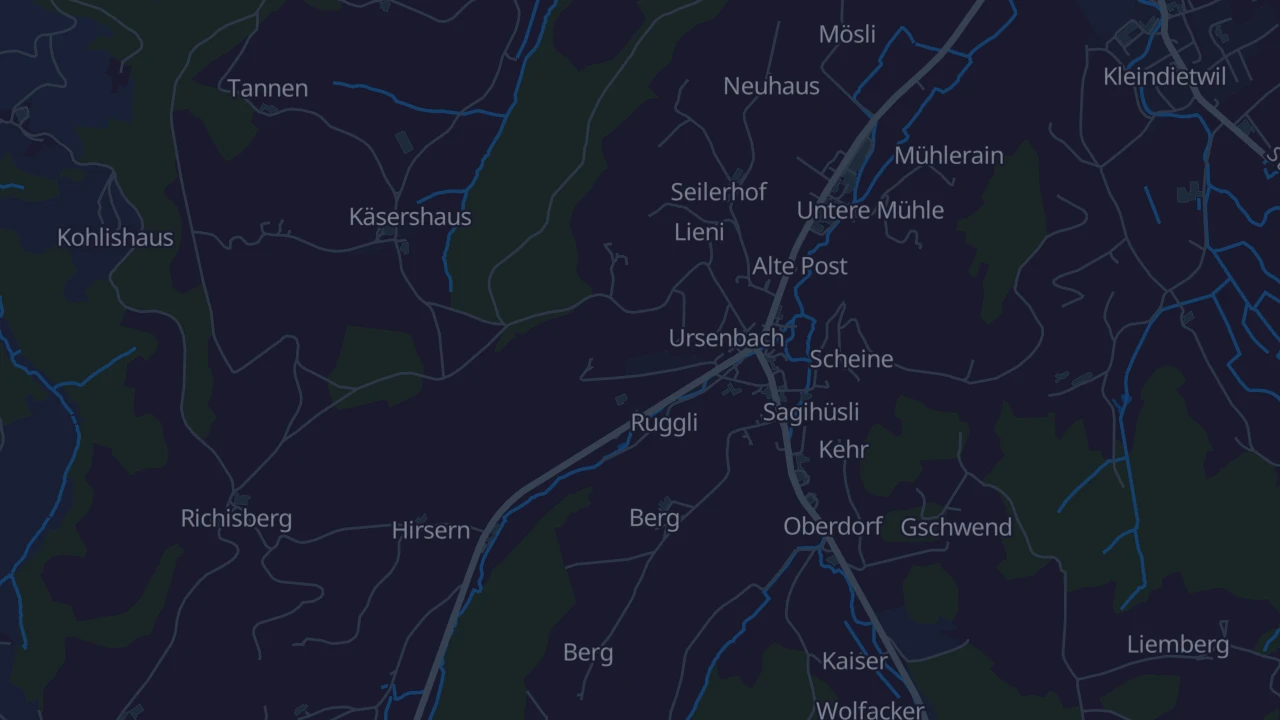 Karte von Ursenbach