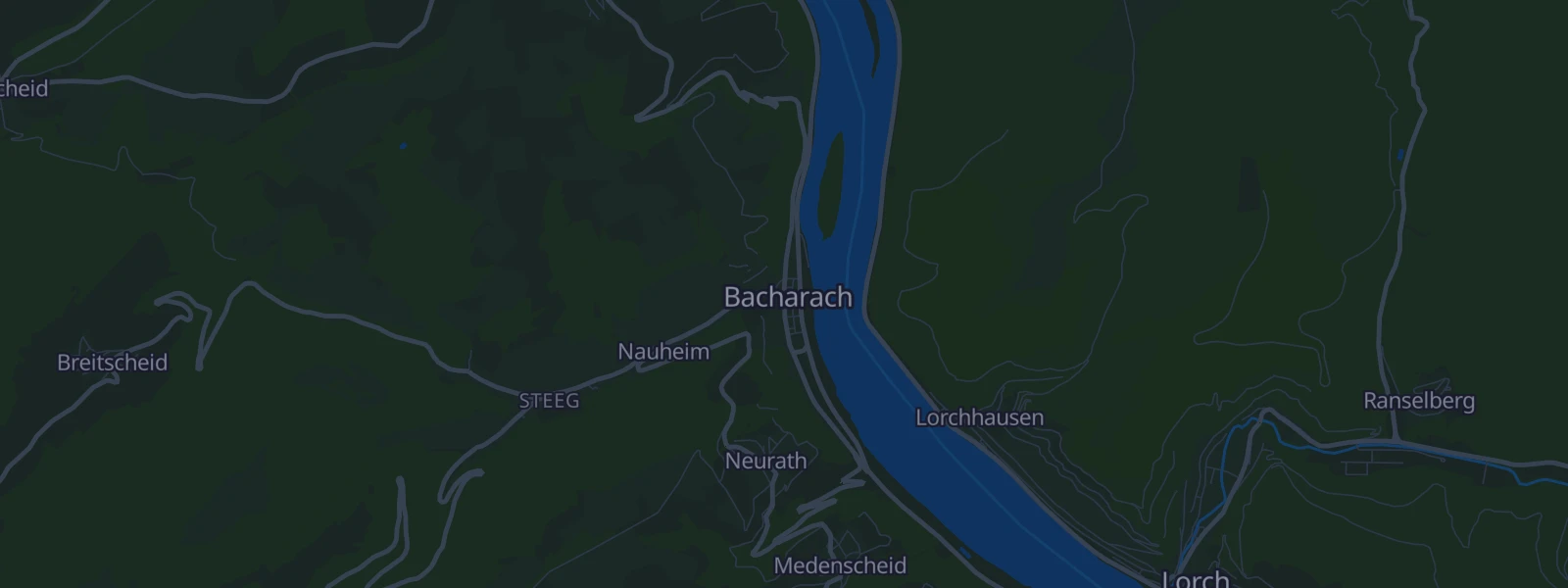 Karte von Bacharach