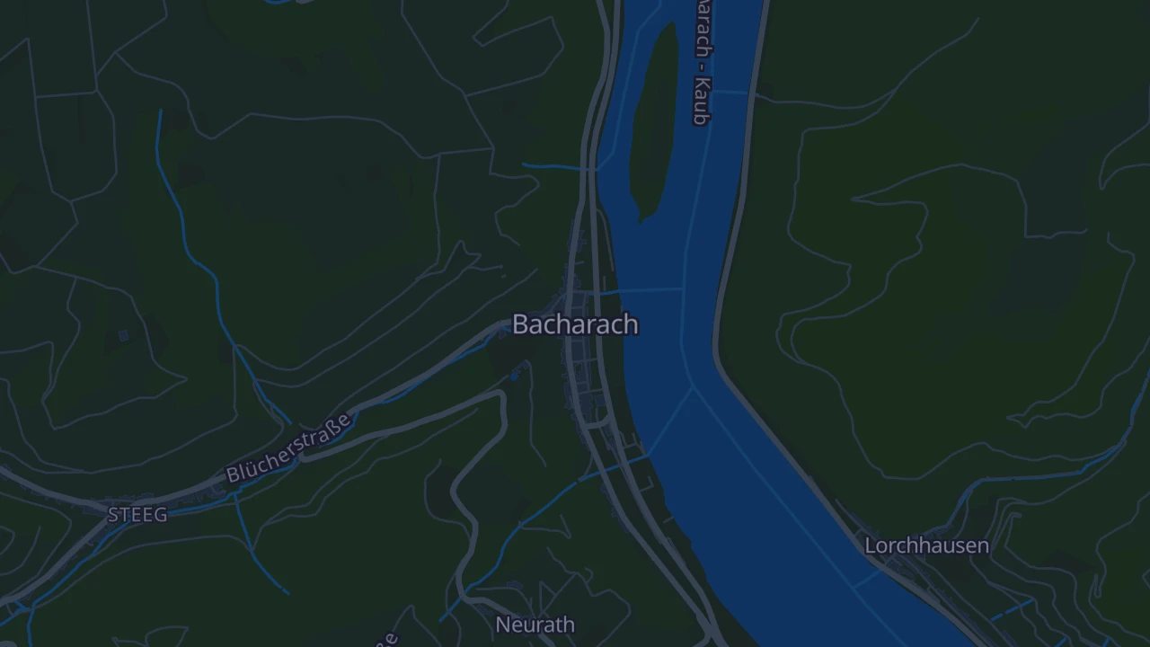 Karte von Bacharach
