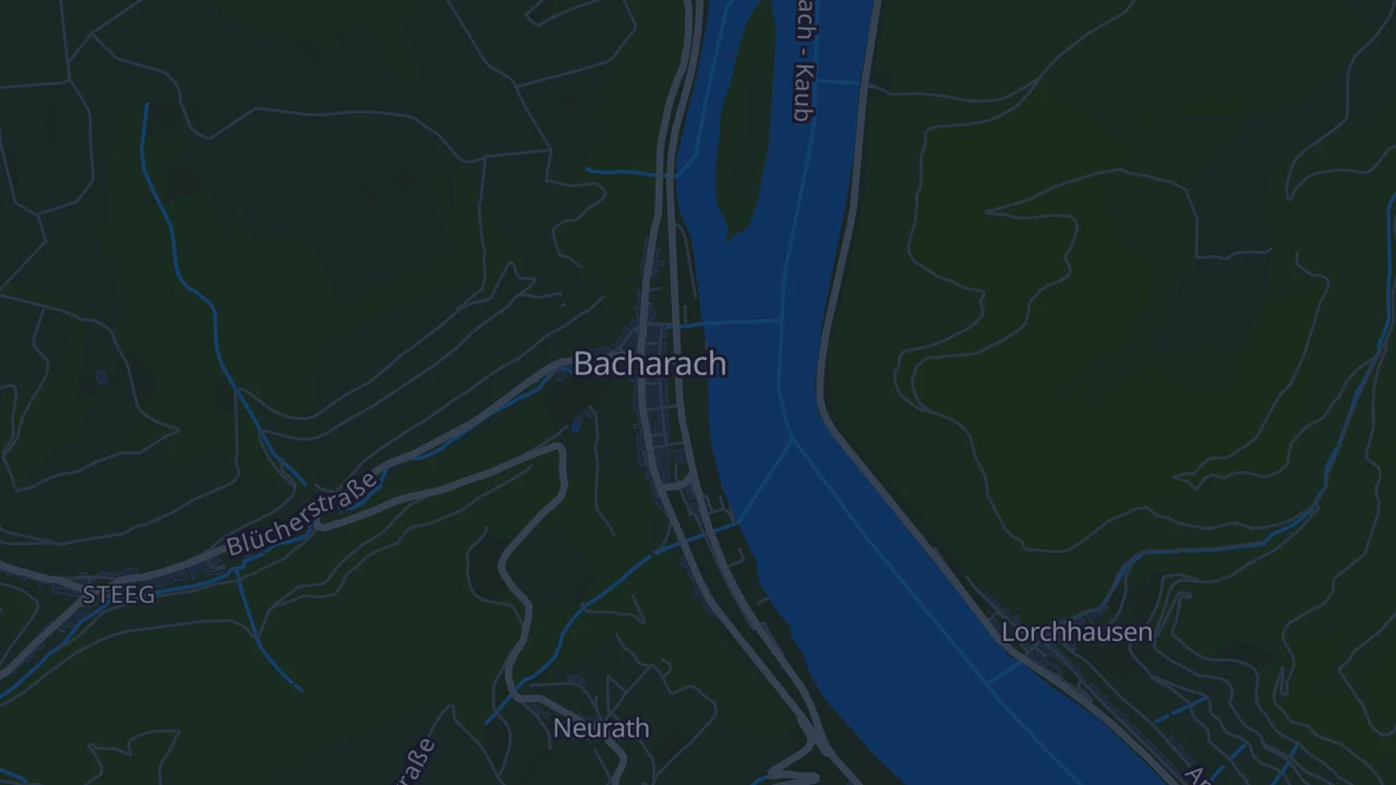 Karte von Bacharach