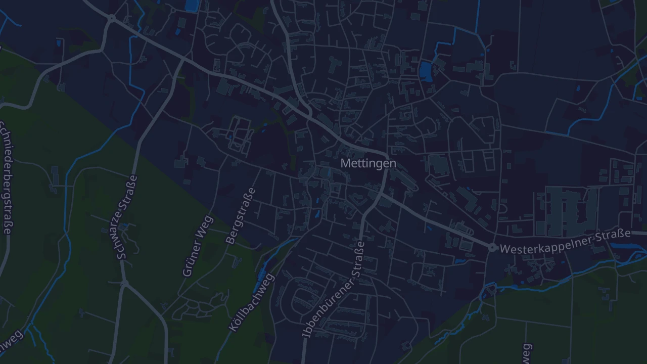 Karte von Mettingen