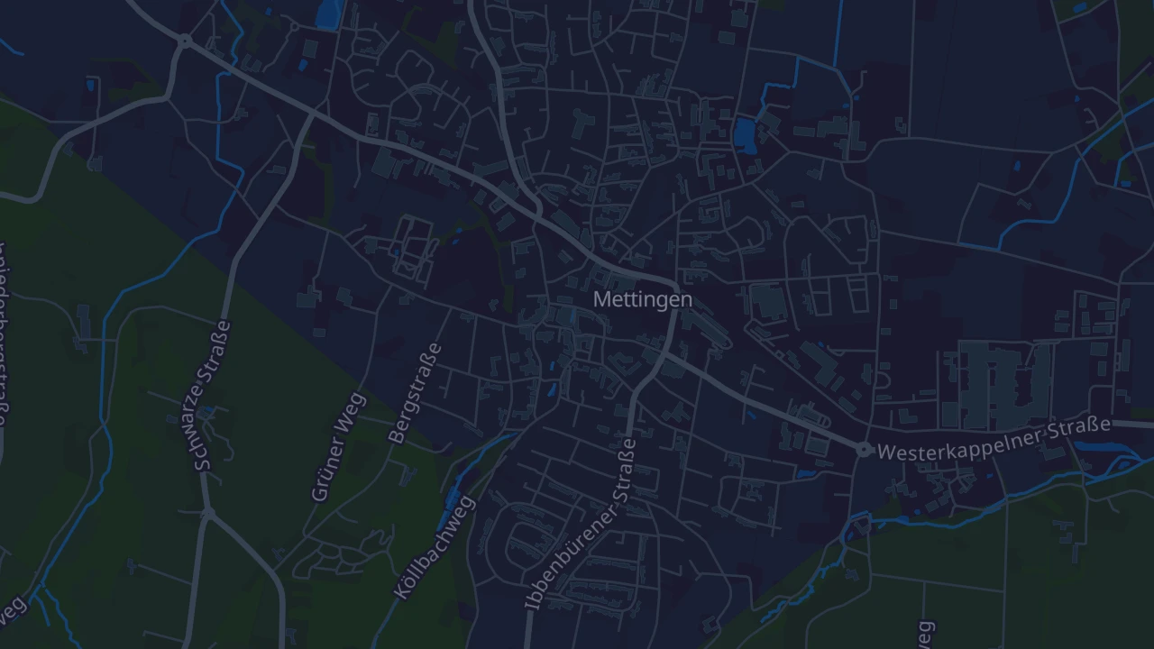 Karte von Mettingen
