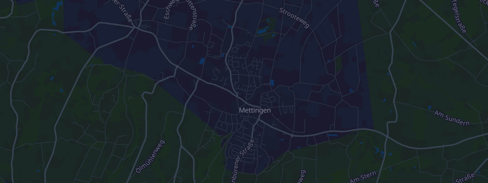 Karte von Mettingen