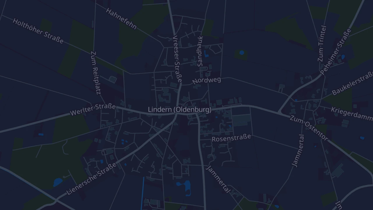 Karte von Lindern (Oldenburg)