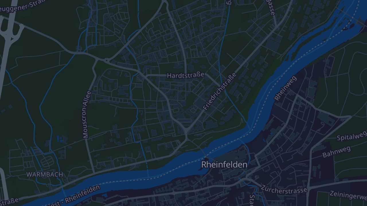 Karte von Rheinfelden (Baden)