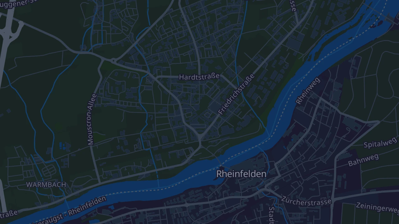 Karte von Rheinfelden (Baden)