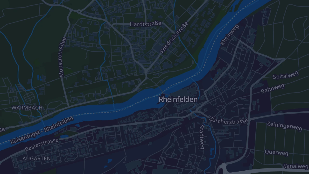 Karte von Rheinfelden (Baden)