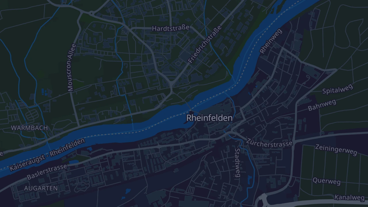 Karte von Rheinfelden (Baden)