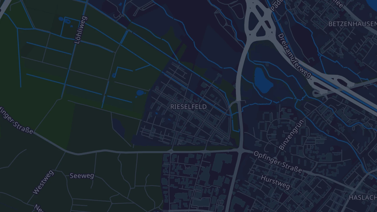 Karte von Freiburg im Breisgau