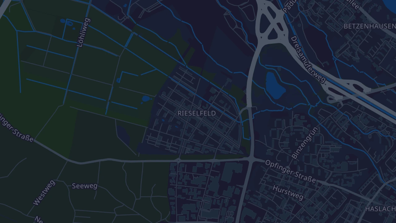 Karte von Freiburg im Breisgau