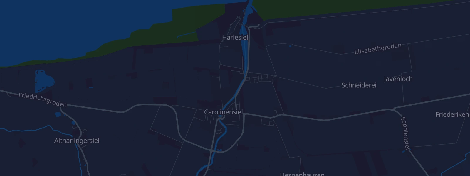 Karte von Wittmund Carolinensiel