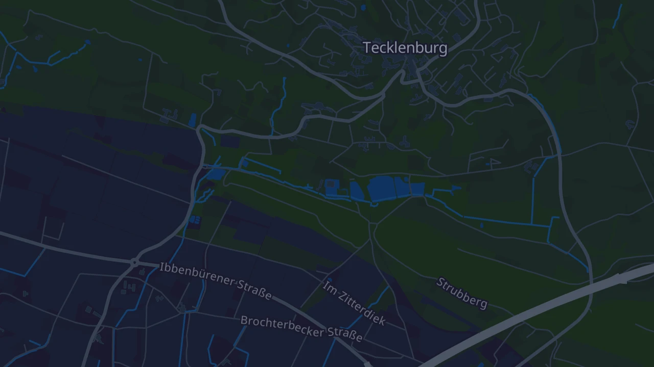 Karte von Tecklenburg