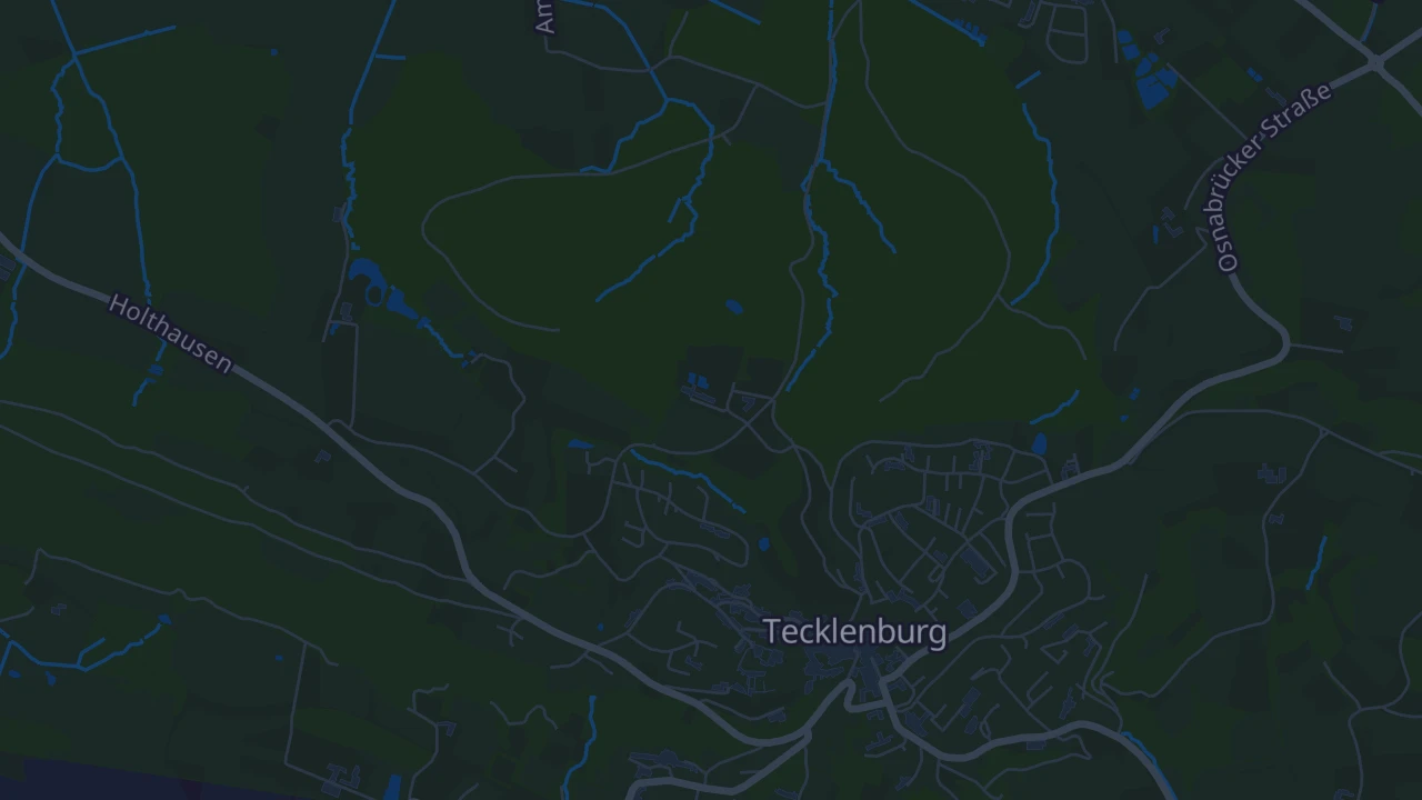 Karte von Tecklenburg