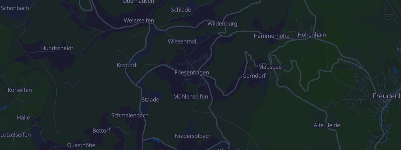 Karte von Friesenhagen