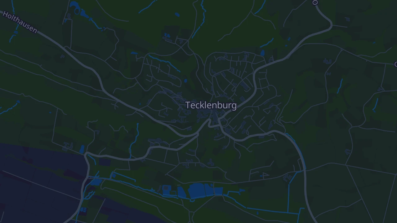 Karte von Tecklenburg
