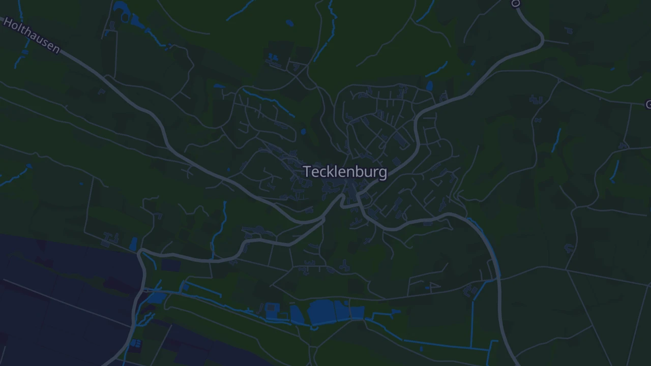 Karte von Tecklenburg