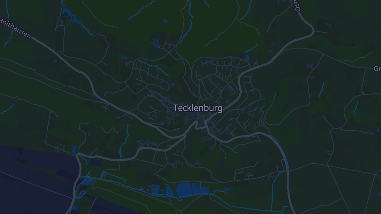 Karte von Tecklenburg