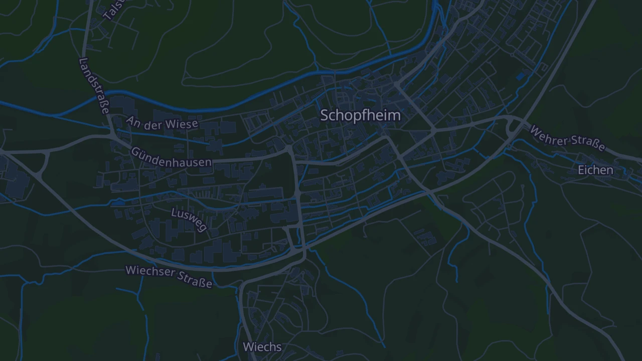 Karte von Schopfheim