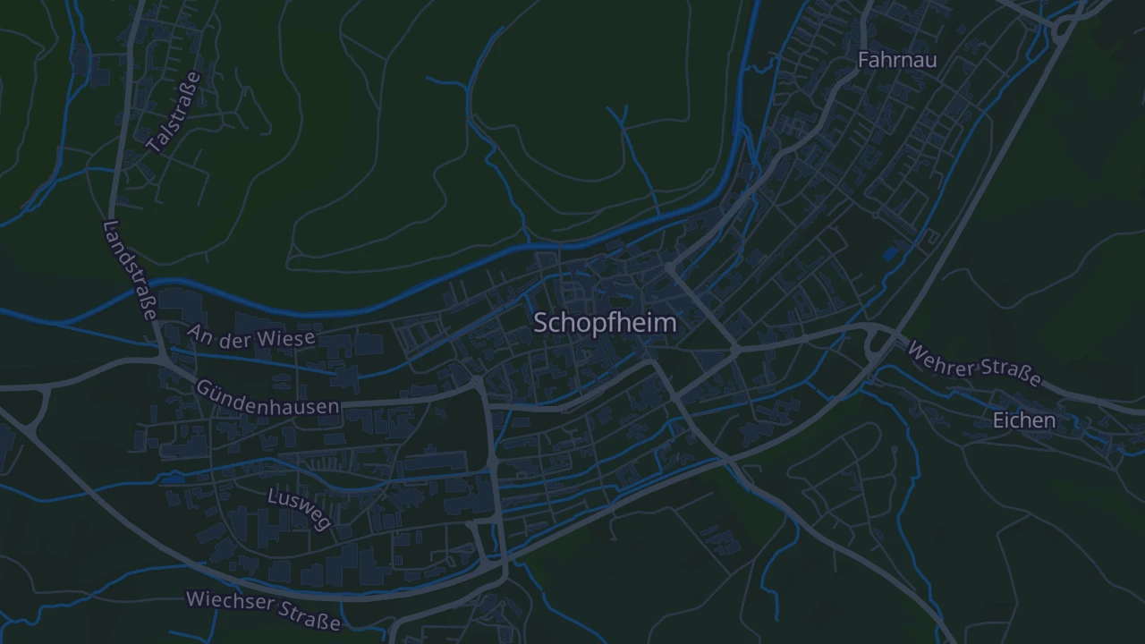 Karte von Schopfheim