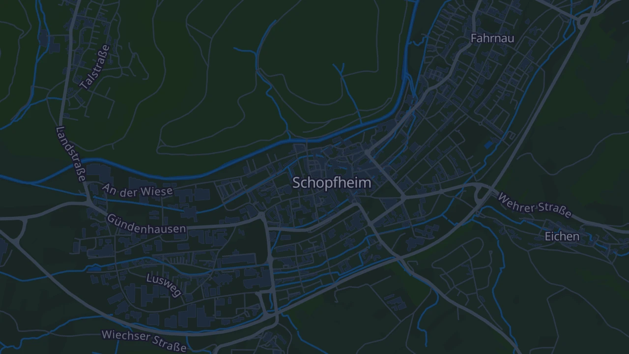 Karte von Schopfheim