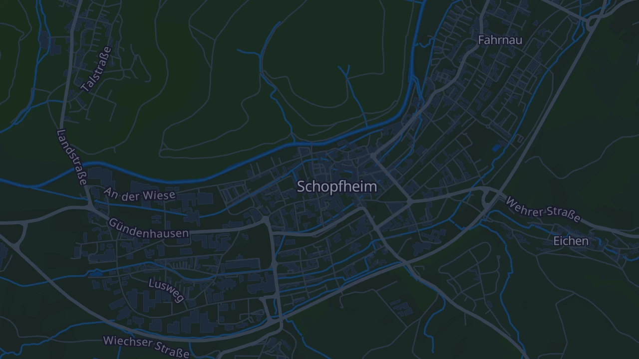 Karte von Schopfheim
