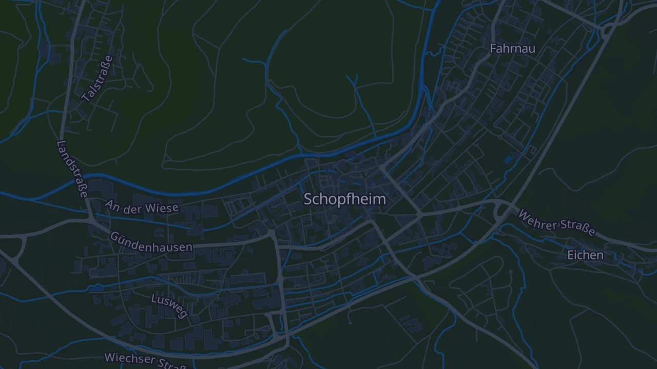 Karte von Schopfheim
