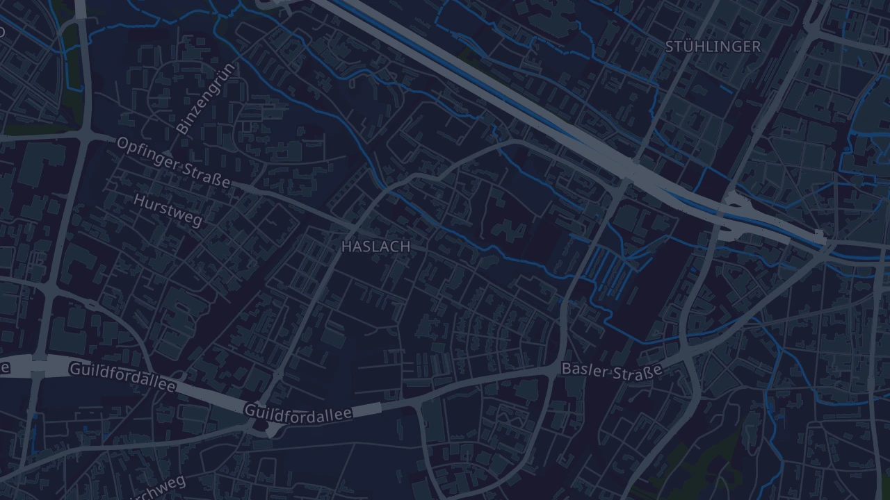 Karte von Freiburg im Breisgau