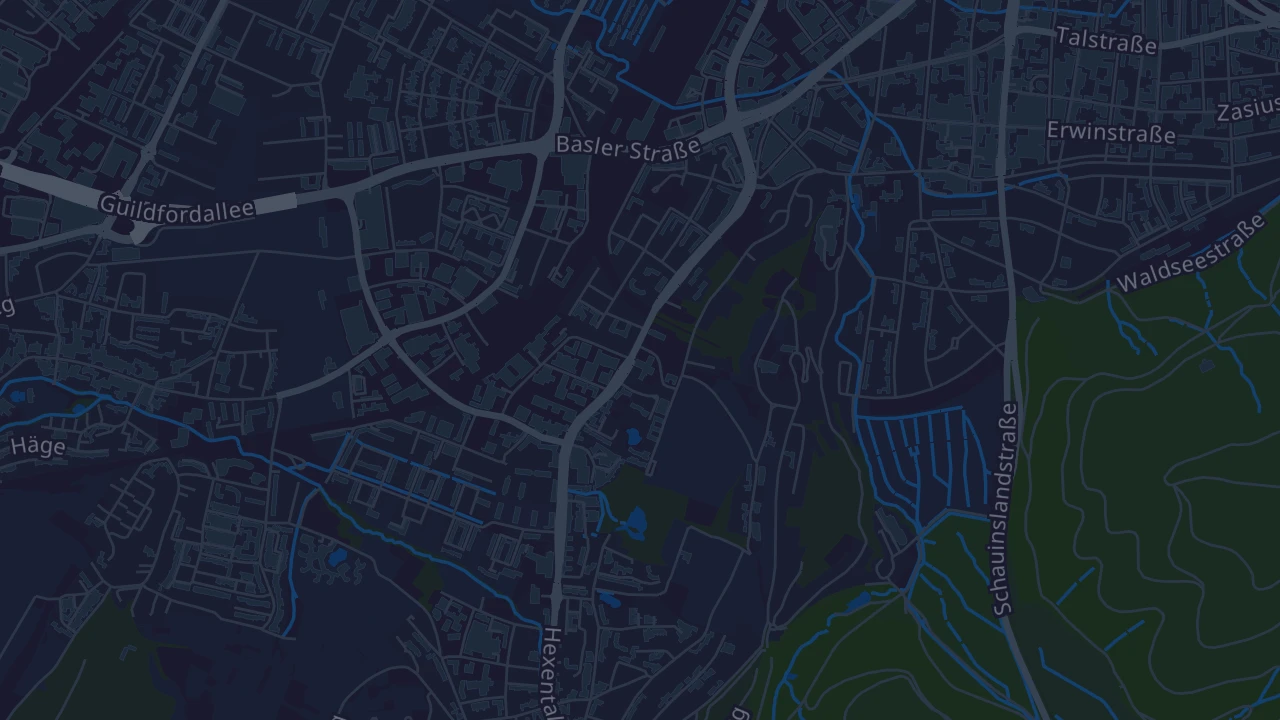 Karte von Freiburg im Breisgau