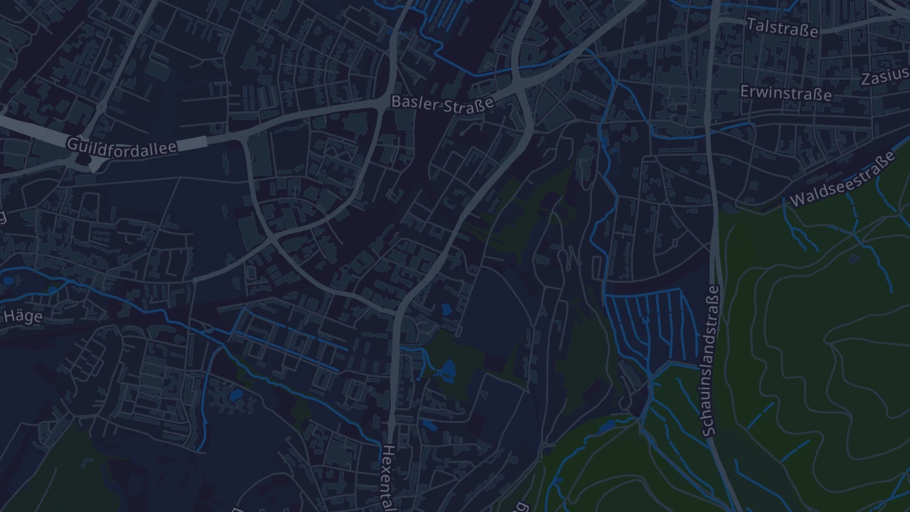 Karte von Freiburg im Breisgau
