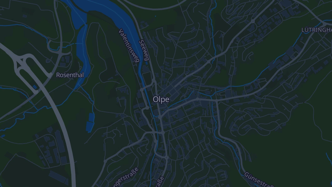 Karte von Olpe