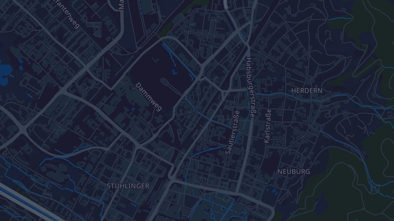 Karte von Freiburg im Breisgau
