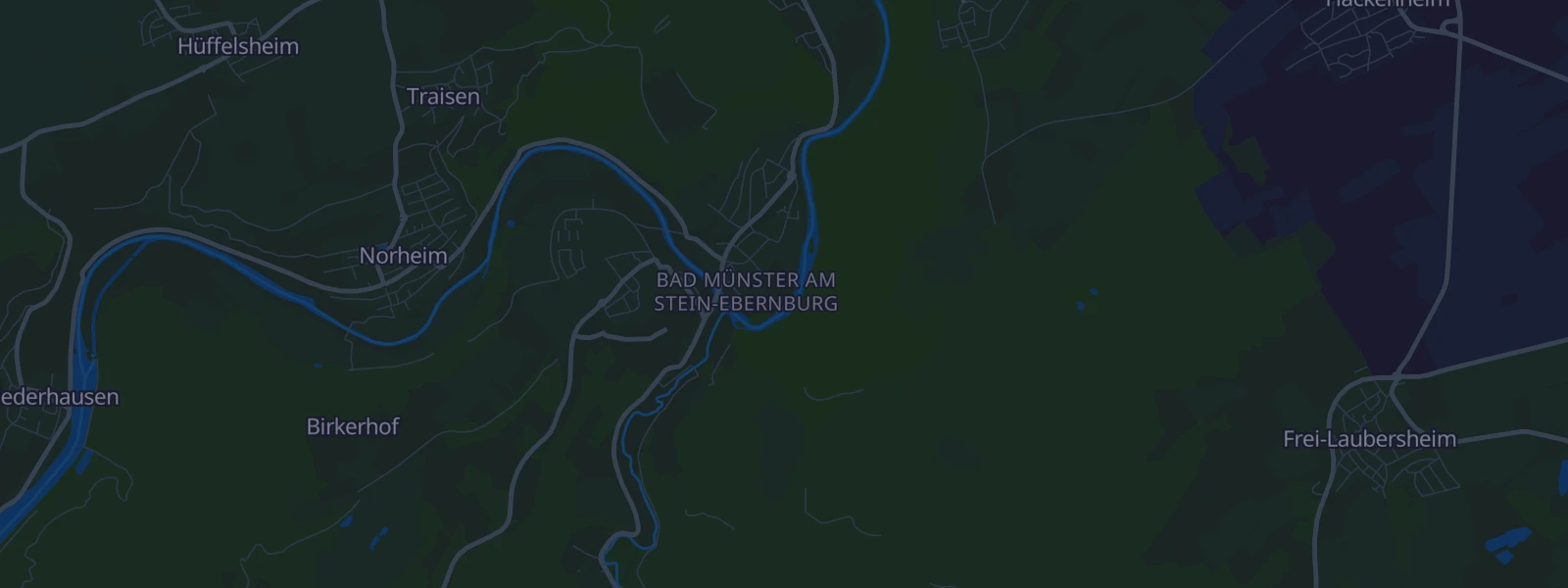 Karte von Bad Münster am Stein Ebernburg