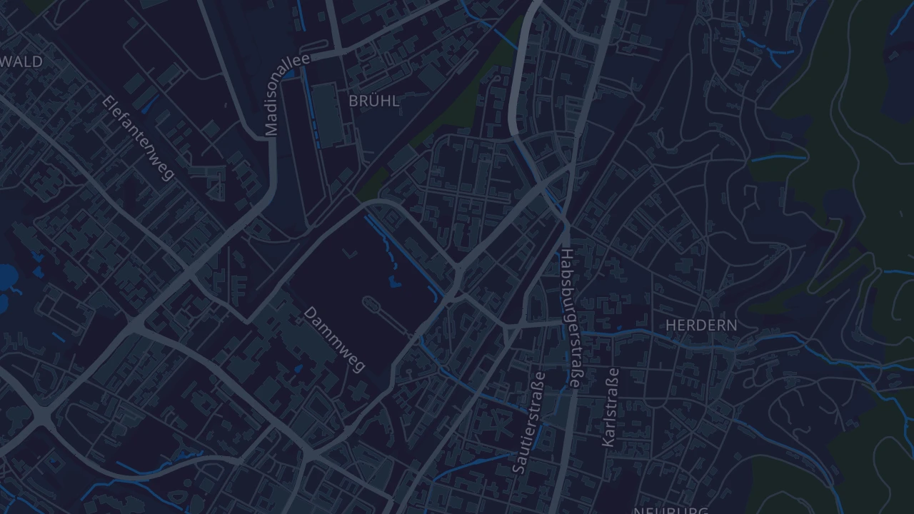 Karte von Freiburg im Breisgau