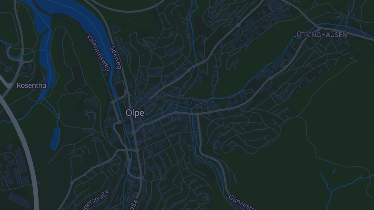 Karte von Olpe