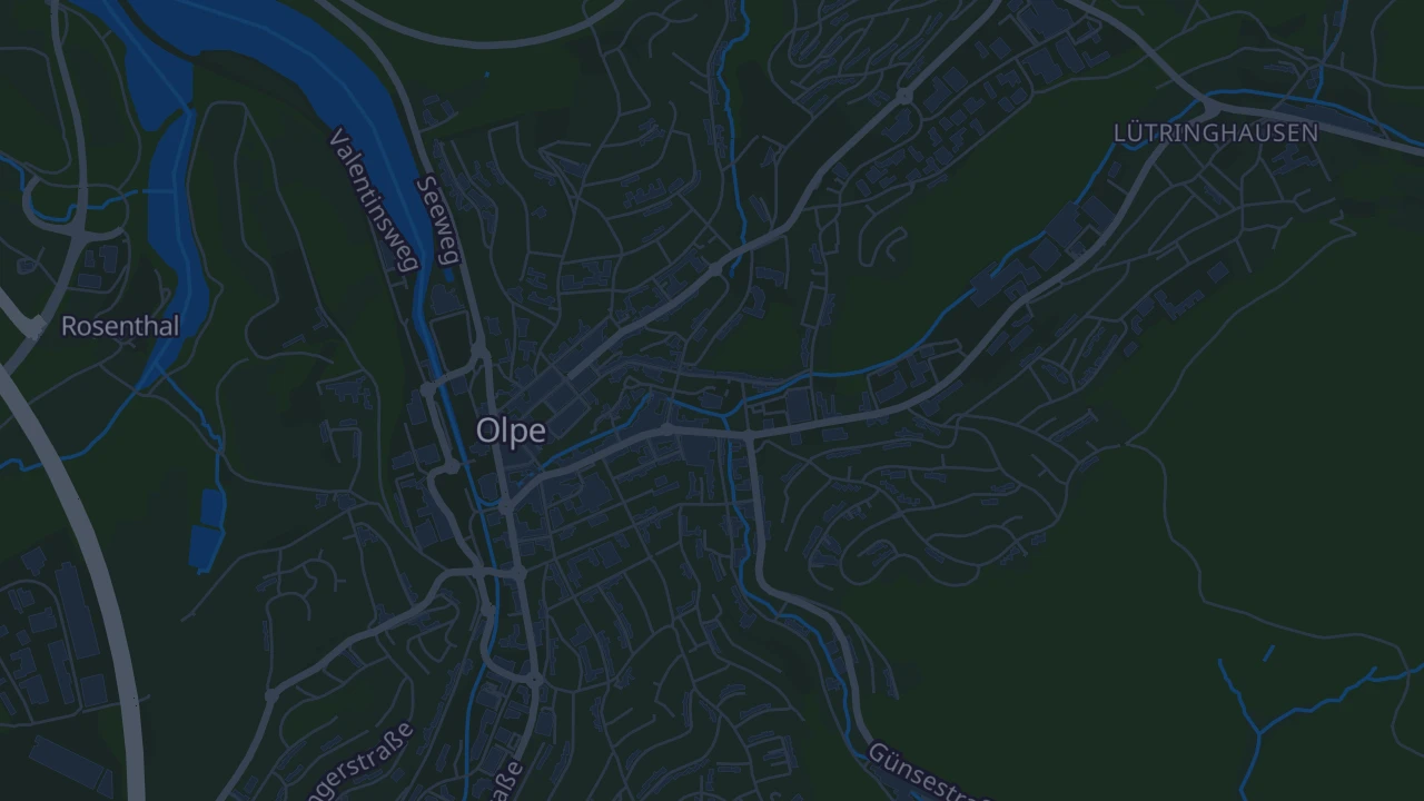 Karte von Olpe