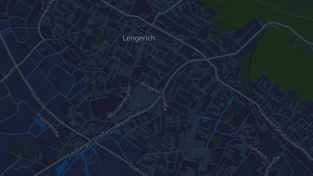 Karte von Lengerich