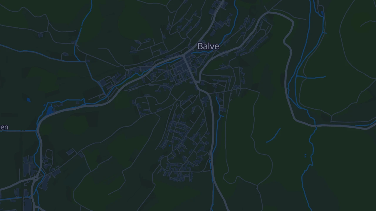 Karte von Balve