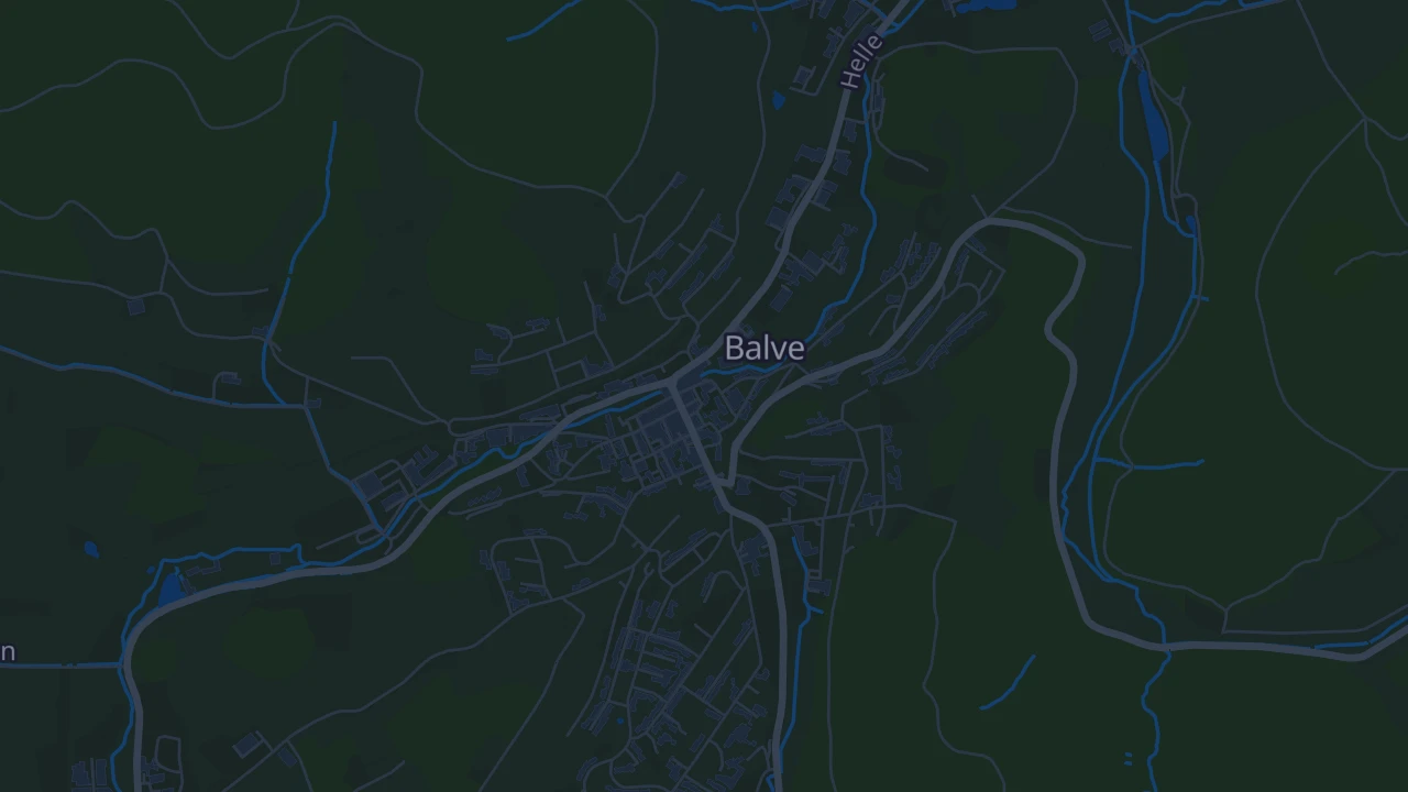 Karte von Balve