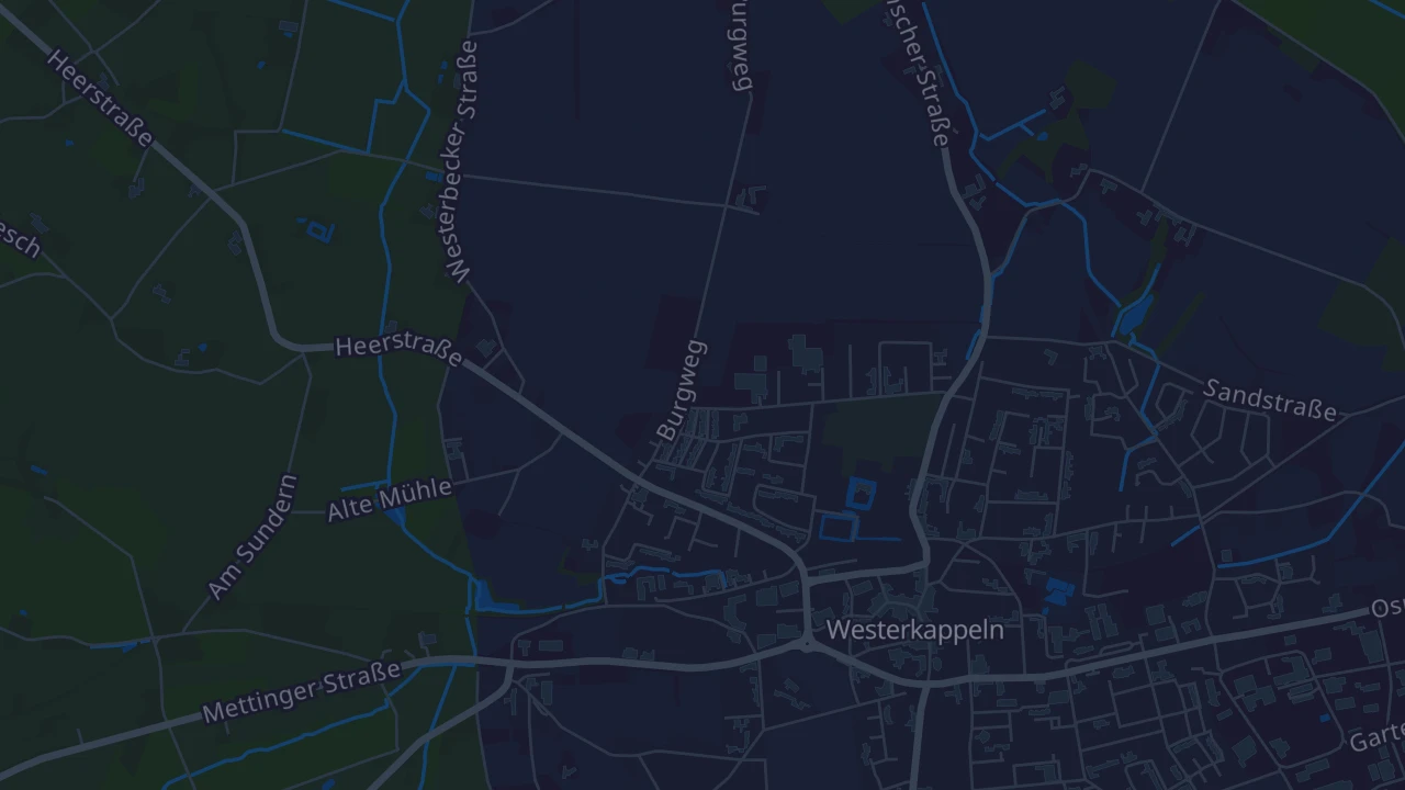 Karte von Westerkappeln