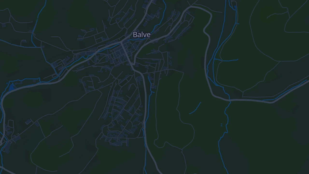 Karte von Balve