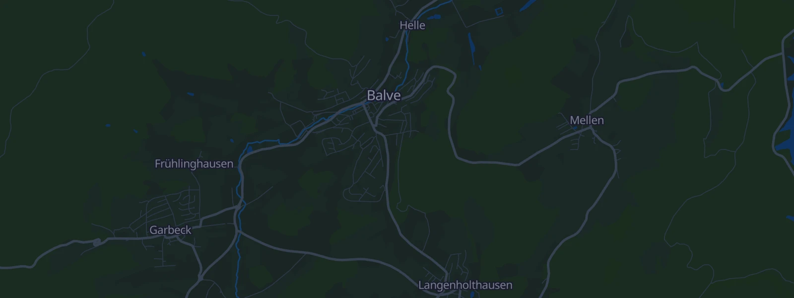 Karte von Balve