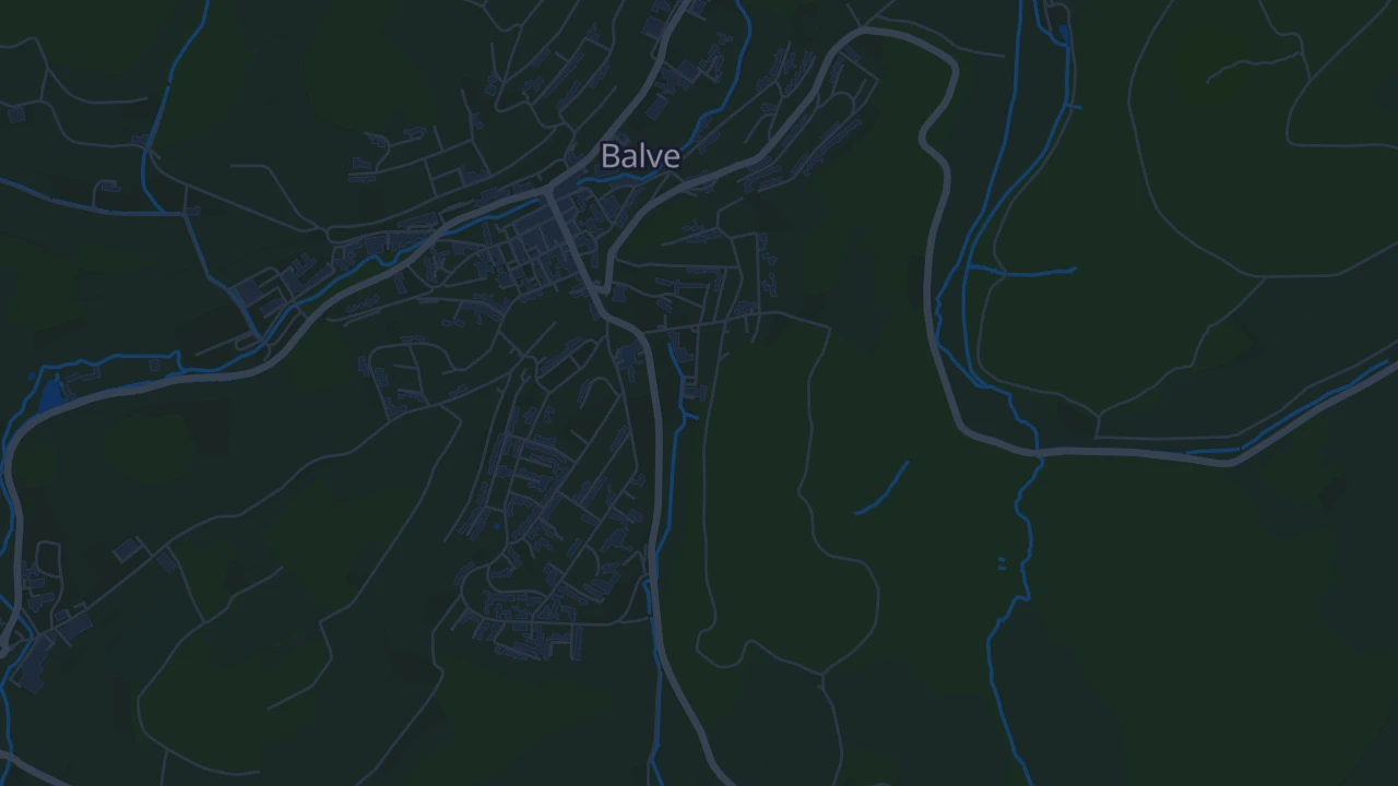 Karte von Balve