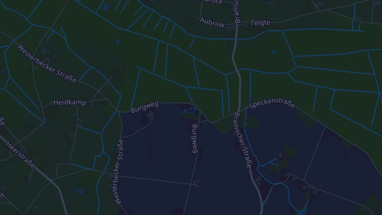 Karte von Westerkappeln