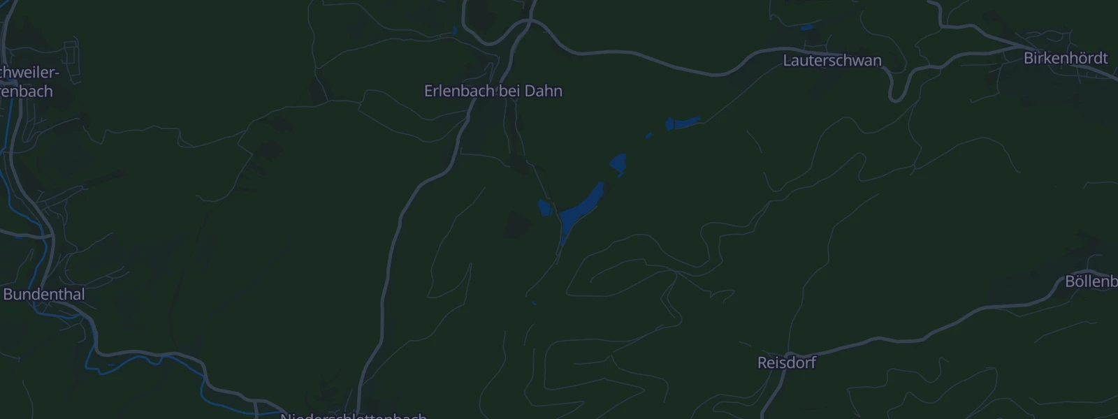 Karte von Erlenbach bei Dahn
