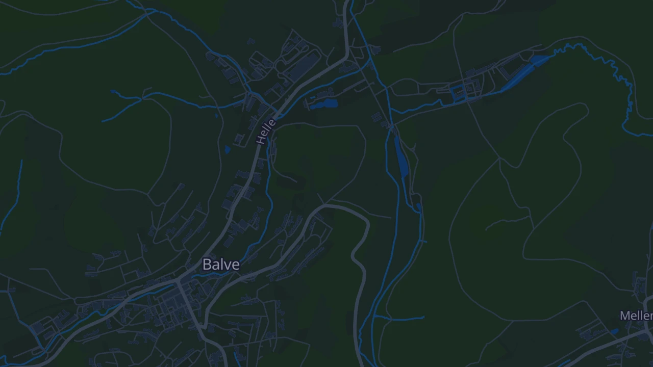 Karte von Balve