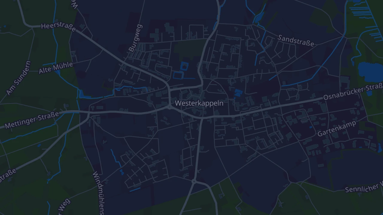 Karte von Westerkappeln