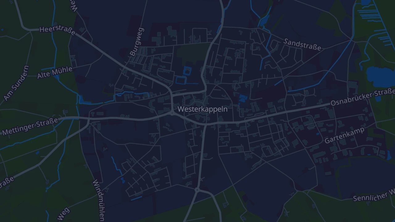 Karte von Westerkappeln
